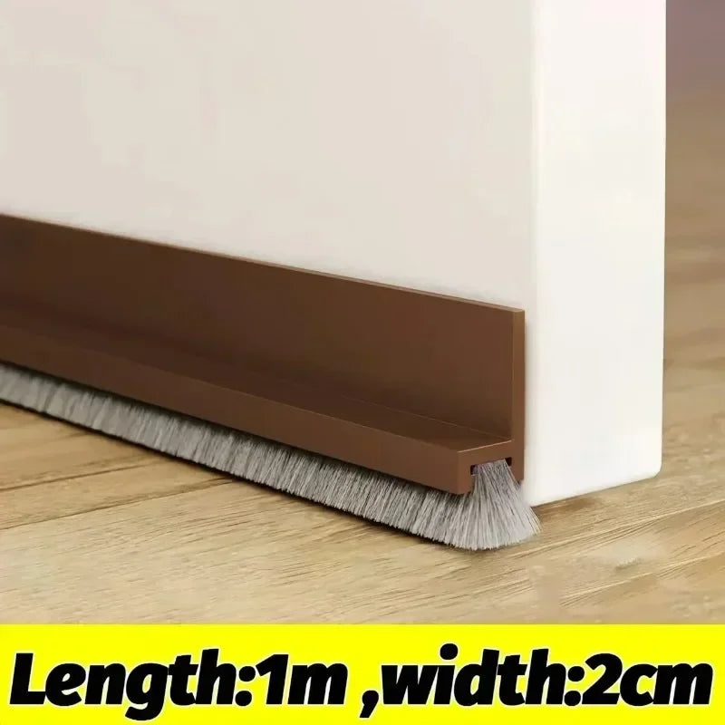 Premium dörrdragstopp – 1 m värmebeständig tätningslist för dörrar och fönster