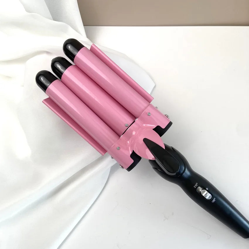 Triple Curl Wand – Frissfri glans med varje glid