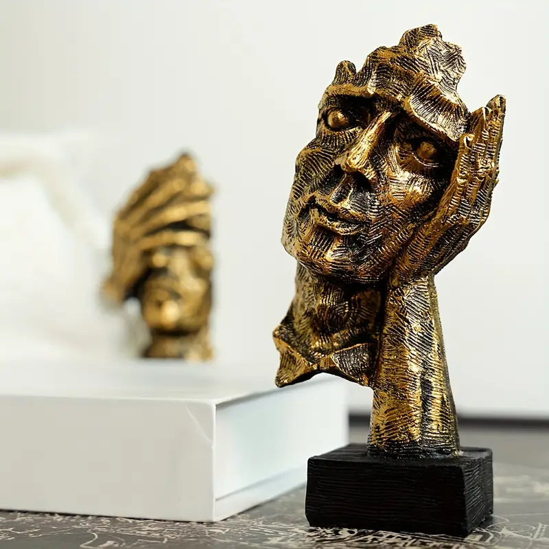 Modern 3-delad skulpturkollektion – Eleganta abstrakta figurer