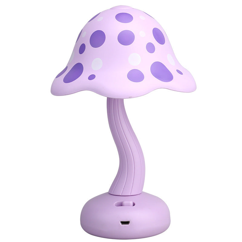 Mushroom Magic | Modern Creative USB-uppladdningsbar LED-bordslampa för barn