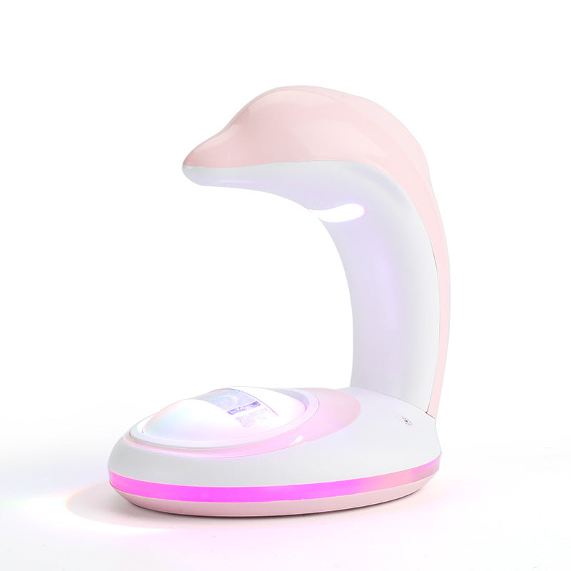 Förtrollande Dolphin LED Night Light – USB-driven regnbågsglödlampa