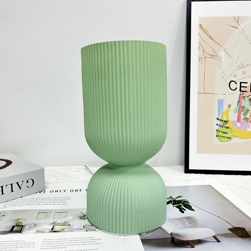 Modern minimalistisk glasbordslampa – elegant cylinderdesign