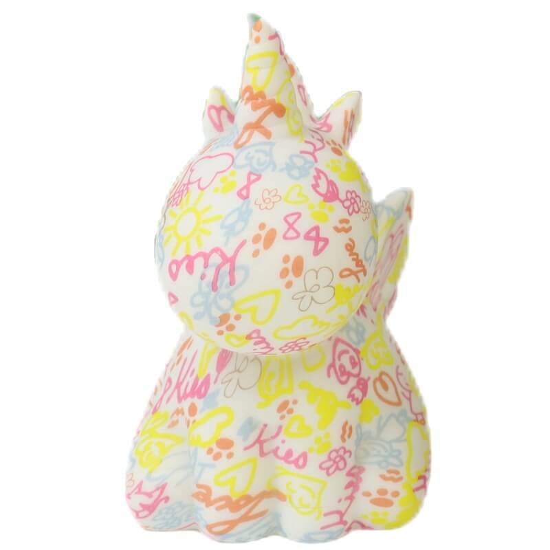 UnicornGlow | Handmålad 3D-tryckt LED-nattlampa