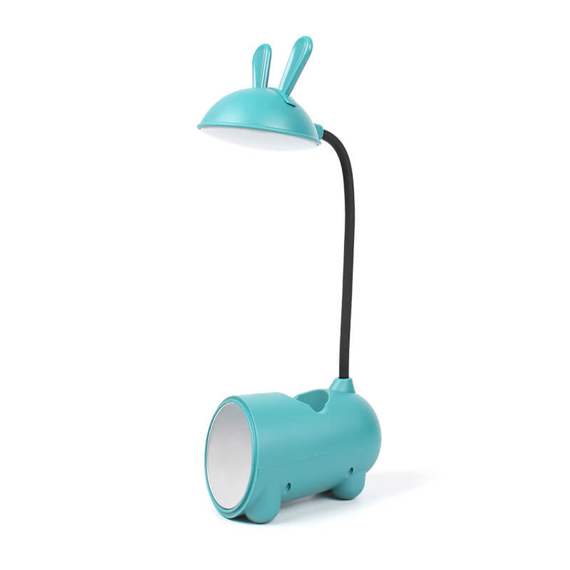 Cartoon Creative Rabbit LED Touch USB-pennhållare skrivbordslampa