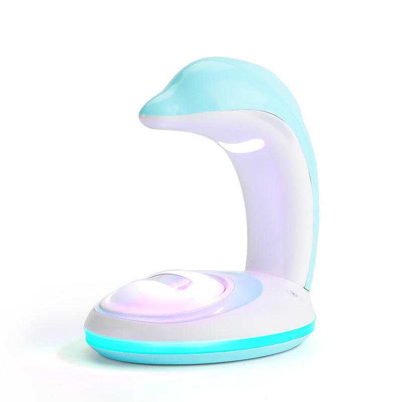 Förtrollande Dolphin LED Night Light – USB-driven regnbågsglödlampa