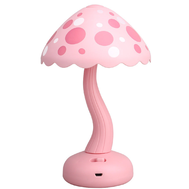 Mushroom Magic | Modern Creative USB-uppladdningsbar LED-bordslampa för barn