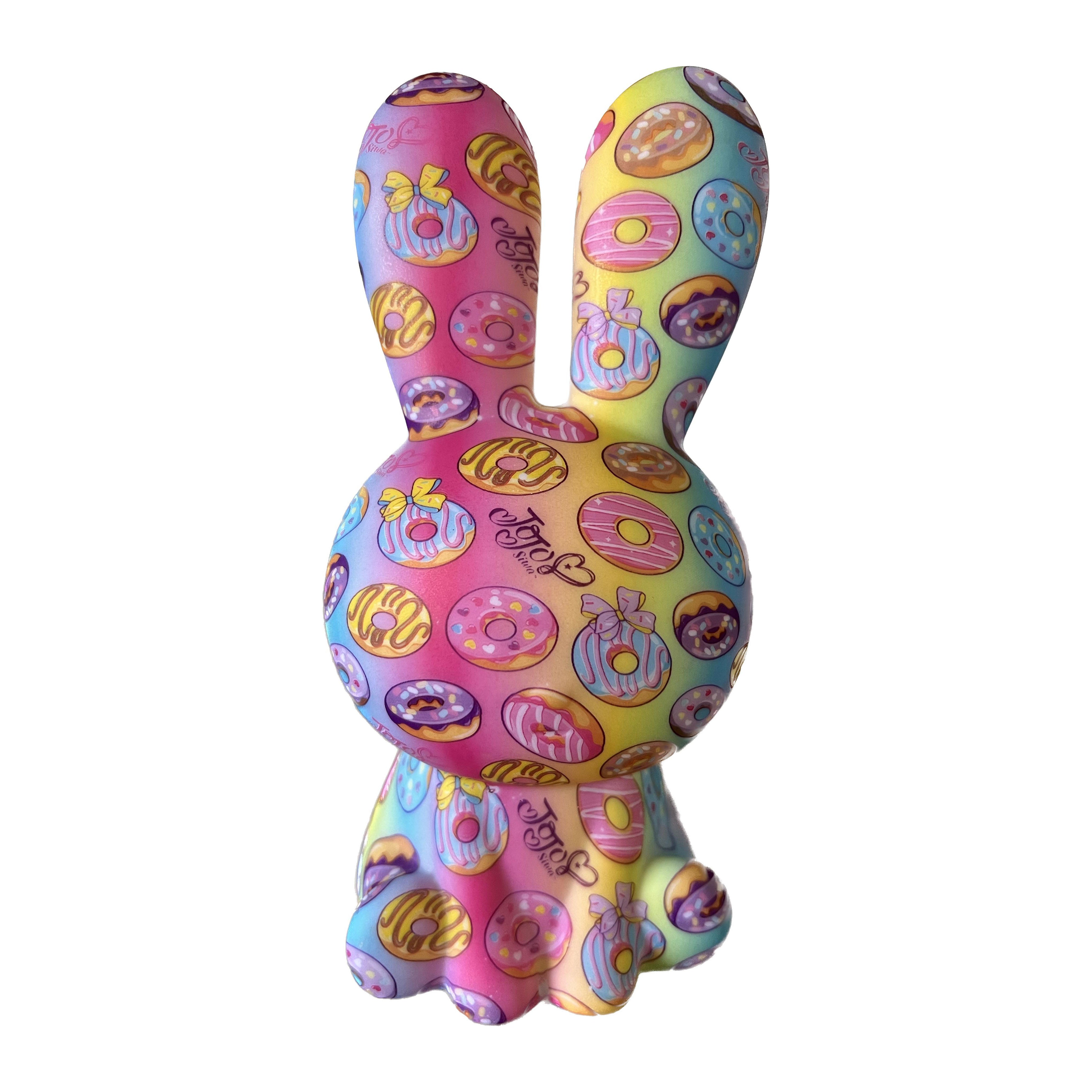 RainbowBunny | Kreativ 3D-skriven LED-nattlampa med handmålad design