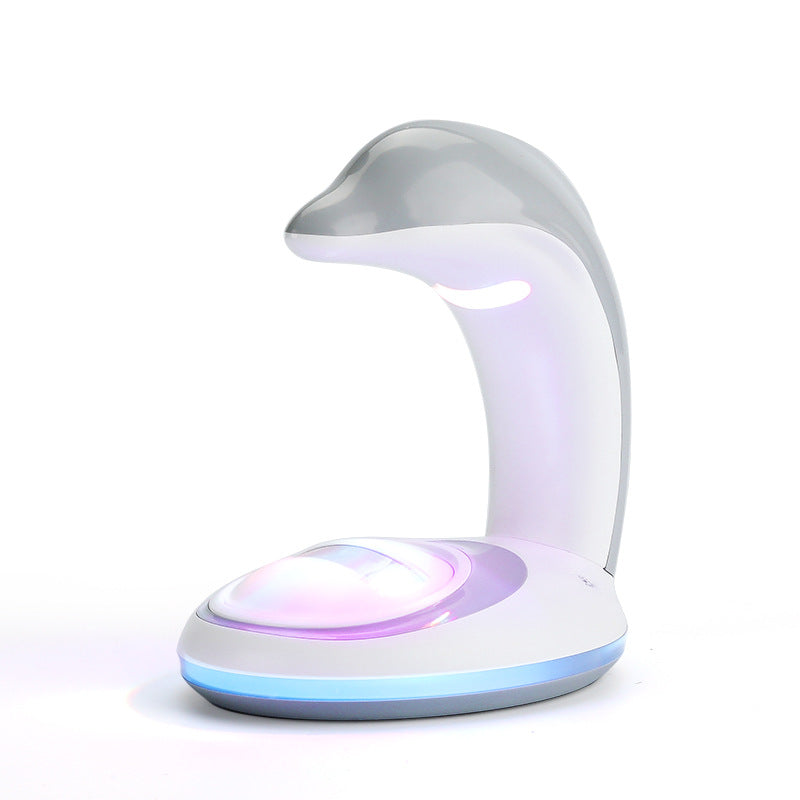 Förtrollande Dolphin LED Night Light – USB-driven regnbågsglödlampa