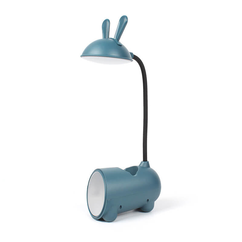 Cartoon Creative Rabbit LED Touch USB-pennhållare skrivbordslampa