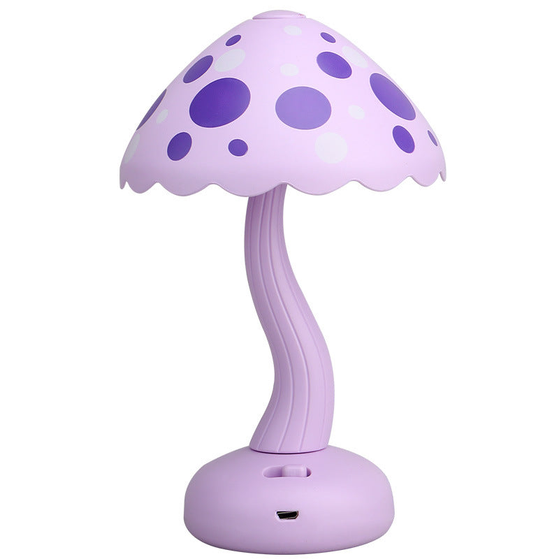 Mushroom Magic | Modern Creative USB-uppladdningsbar LED-bordslampa för barn