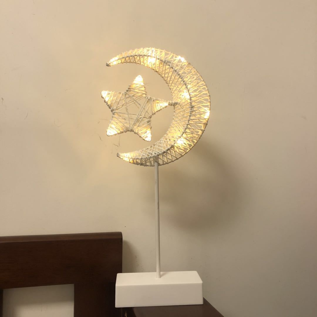 RattanGlow | Modern Creative Woven Rotting LED Nattduksbordslampa