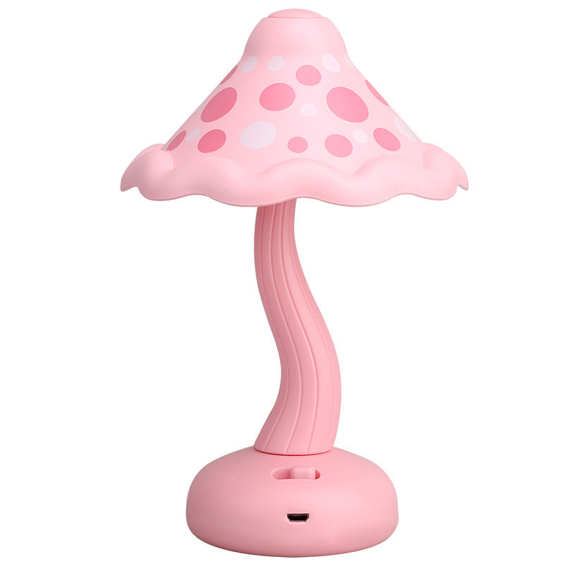 Mushroom Magic | Modern Creative USB-uppladdningsbar LED-bordslampa för barn