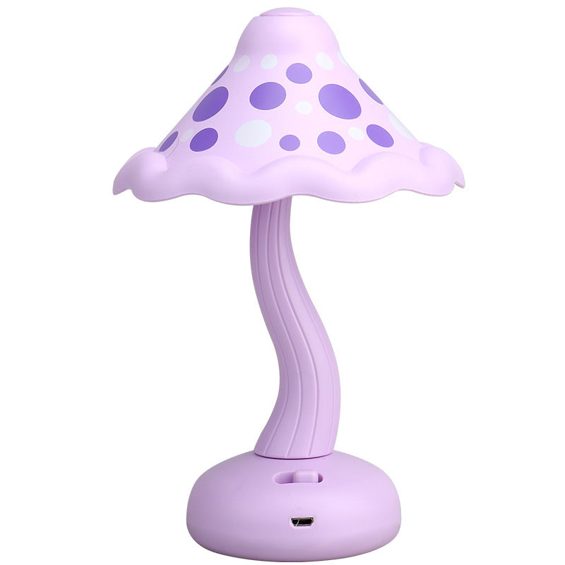 Mushroom Magic | Modern Creative USB-uppladdningsbar LED-bordslampa för barn