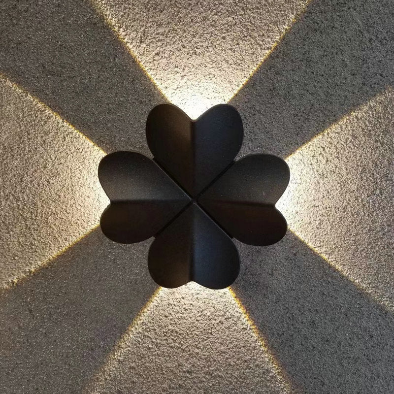 Fyrklöverform för uteplats