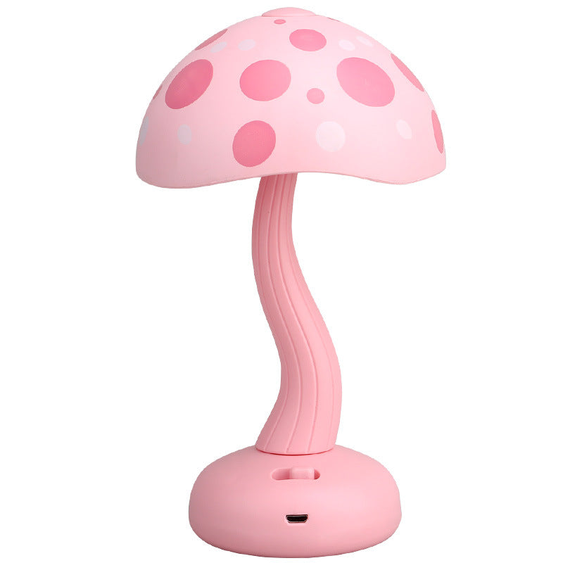 Mushroom Magic | Modern Creative USB-uppladdningsbar LED-bordslampa för barn