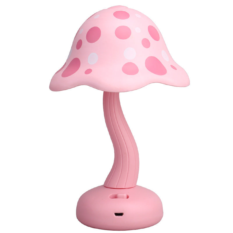 Mushroom Magic | Modern Creative USB-uppladdningsbar LED-bordslampa för barn