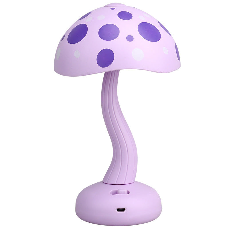 Mushroom Magic | Modern Creative USB-uppladdningsbar LED-bordslampa för barn