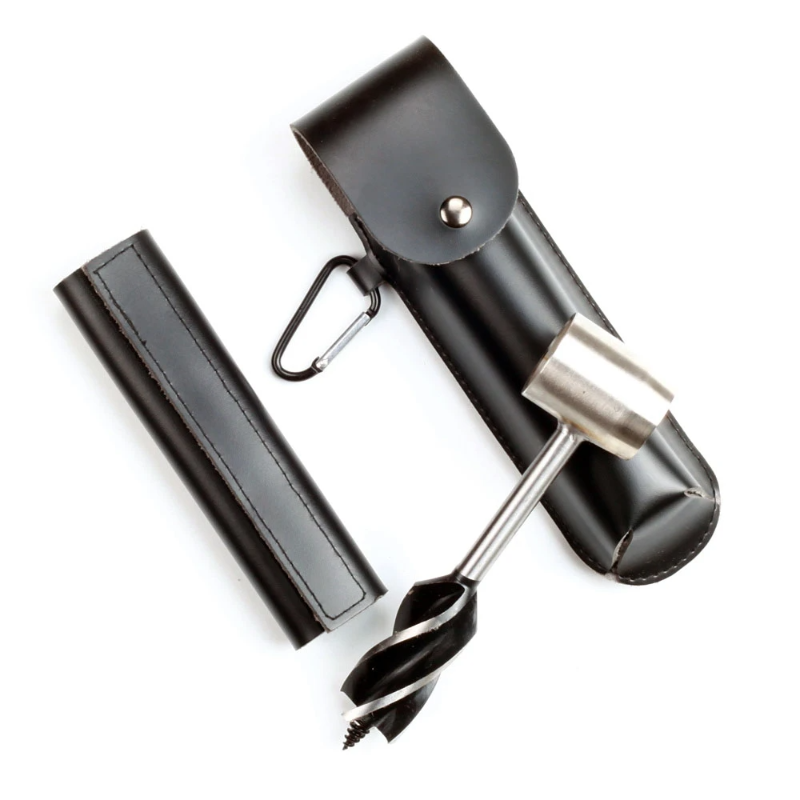 Bärbar handdriven borrmaskin - Hantverk, träprojekt och utomhusäventyr