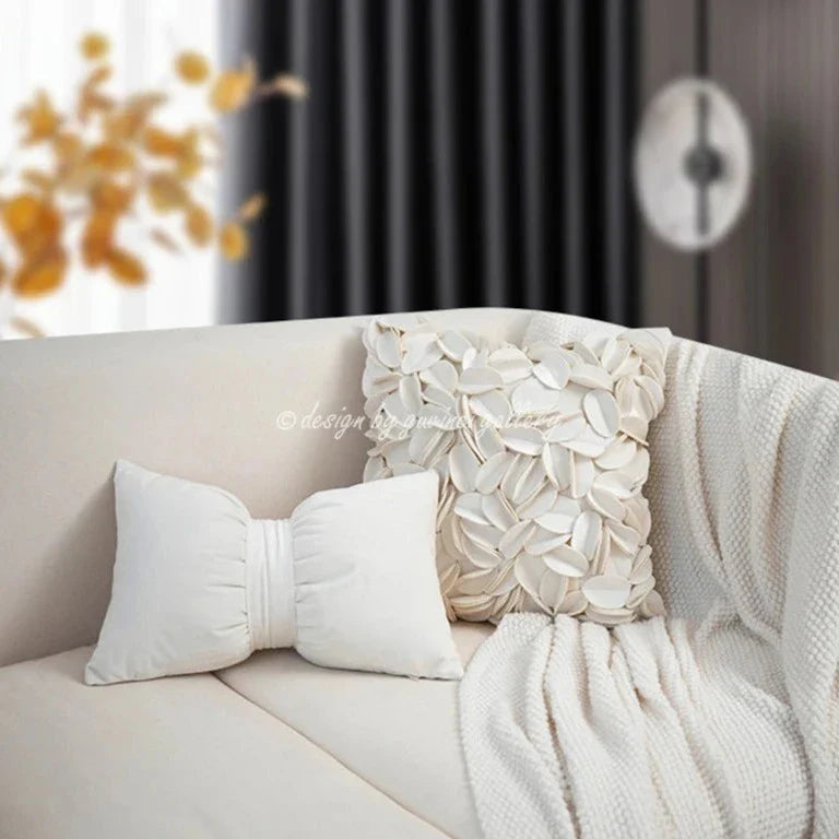 Romantiskt blommigt kuddfodral – Elegant kudddekoration inspirerad av kronblad
