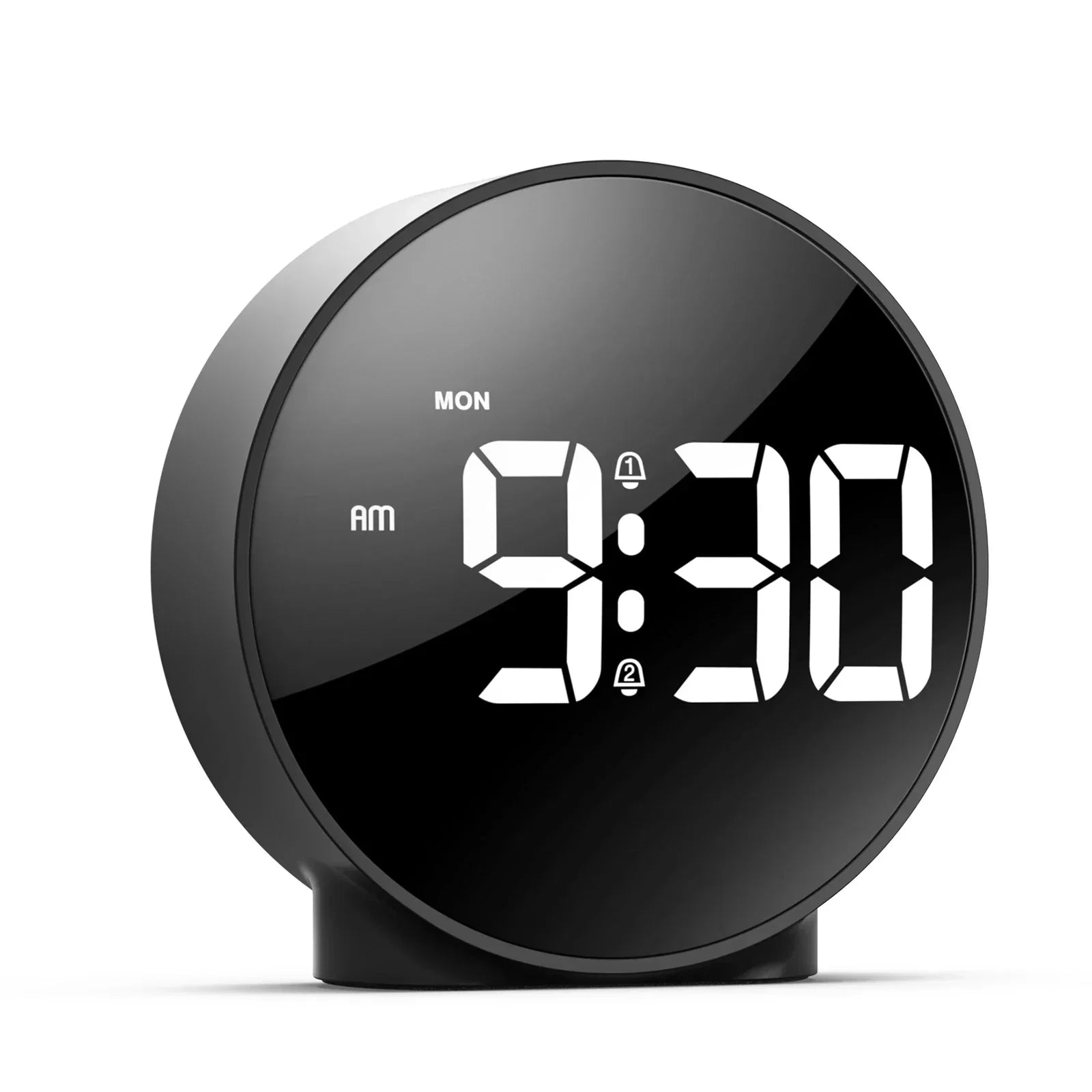 Modern LED digital skrivbordsklocka — Dimbar display med alarm, nattlampa och USB-strömförsörjning