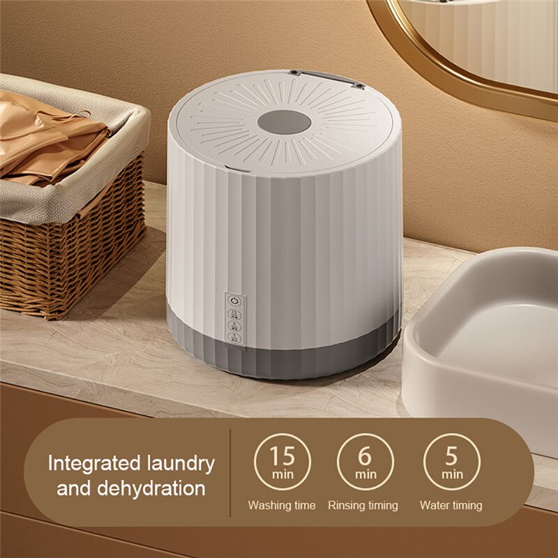 SpinWash – 4L mini bärbar turbintvättmaskin | Kompakt resetvättmaskin