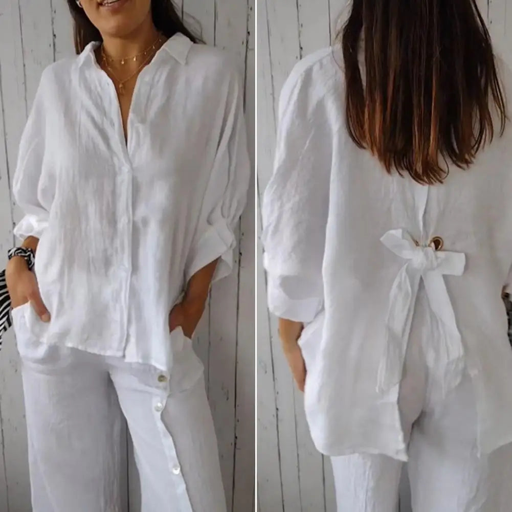 Damblus inspirerad av kulturarv – Tidlös vintagechic topp med obehindrad vardagselegans