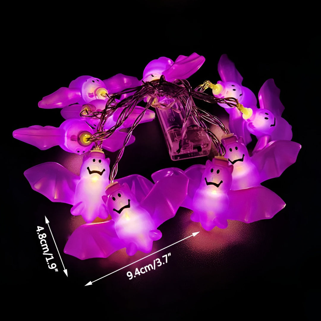 LED-ljusslingor för hemsökt Halloween-dekoration