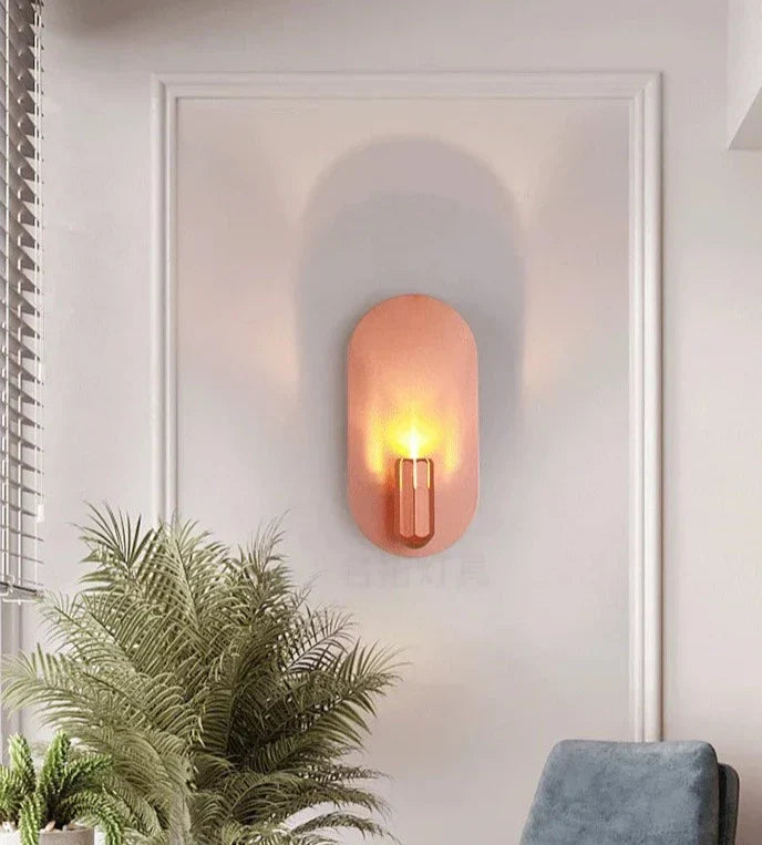 Modern konstnärlig LED-vägglampa - Distinkt design för eleganta interiörer