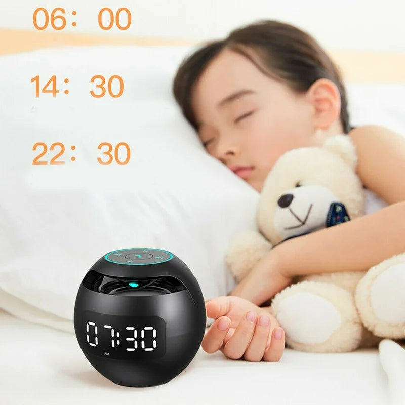 Bluetooth-väckarklocka – Smart LED-skärm med trådlös musik