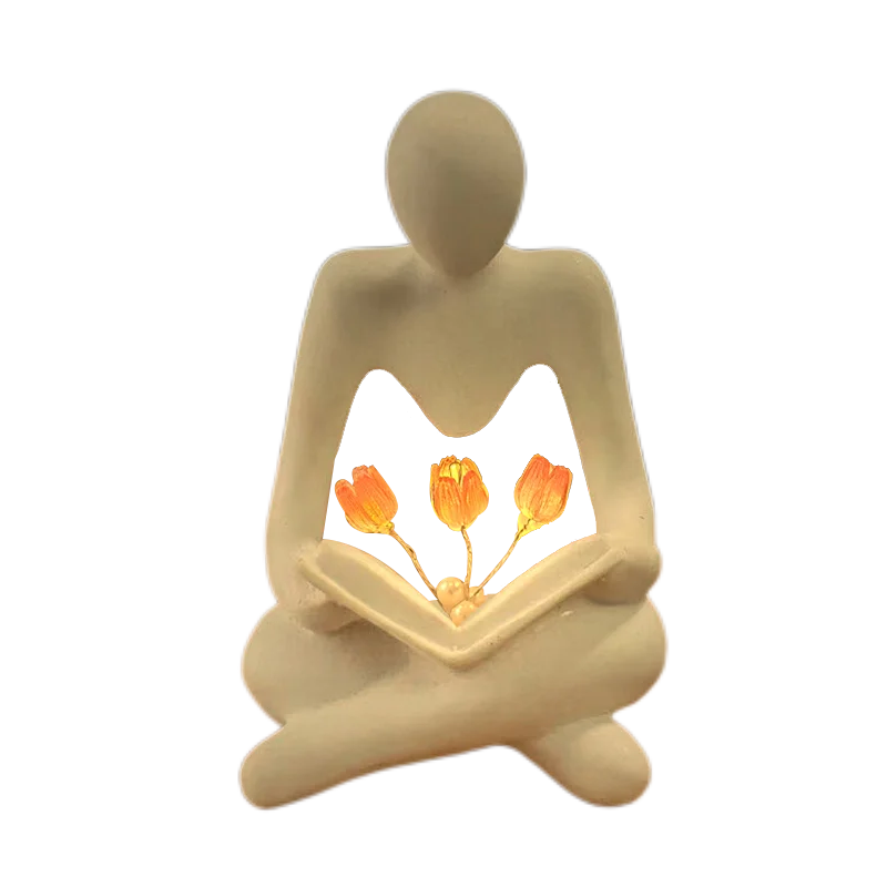 Mysig nattlampa för läsare – Kreativ bokinspirerad lampa för sovrum och arbetsrum