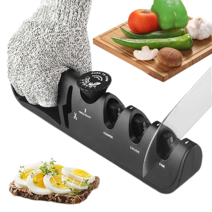 4-i-1 professionell knivslipare – Multifunktionellt köksverktyg