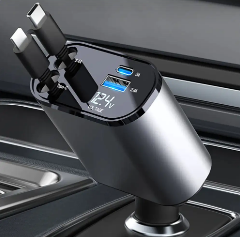 Uttagbar snabbladdare för bil