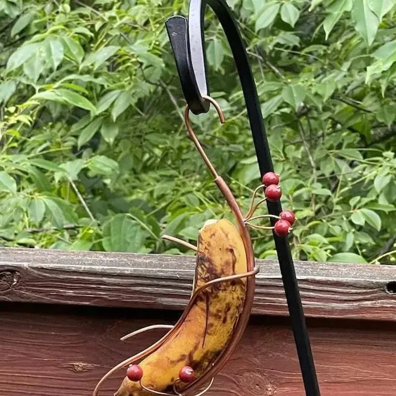 Bananhängare för fjärilar – Fruktmatare för utomhusbruk och trädgårdsdekoration för vilda djur