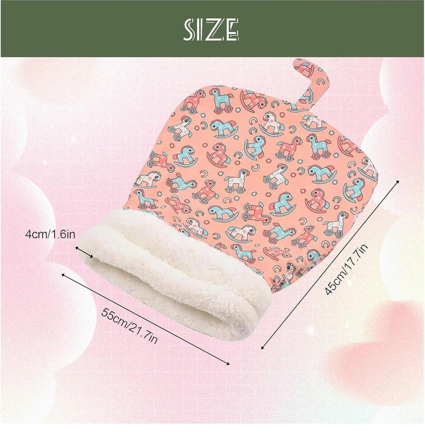 Mysig kattungesovsäck – plyschig sovsäck för katter och små husdjur