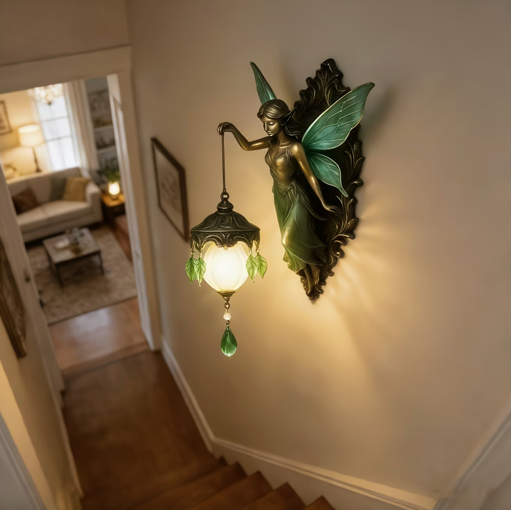 Magisk älva LED-vägglampa – Drömsk stämningsfull nattlampa