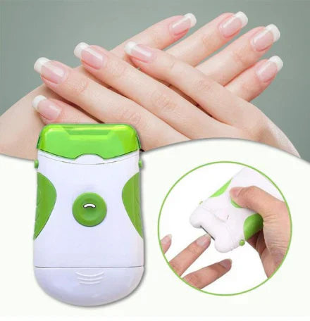 Sladdlöst uppladdningsbart nagelvårdskit – Precisionselektrisk nagelklippare och fil för perfekta naglar