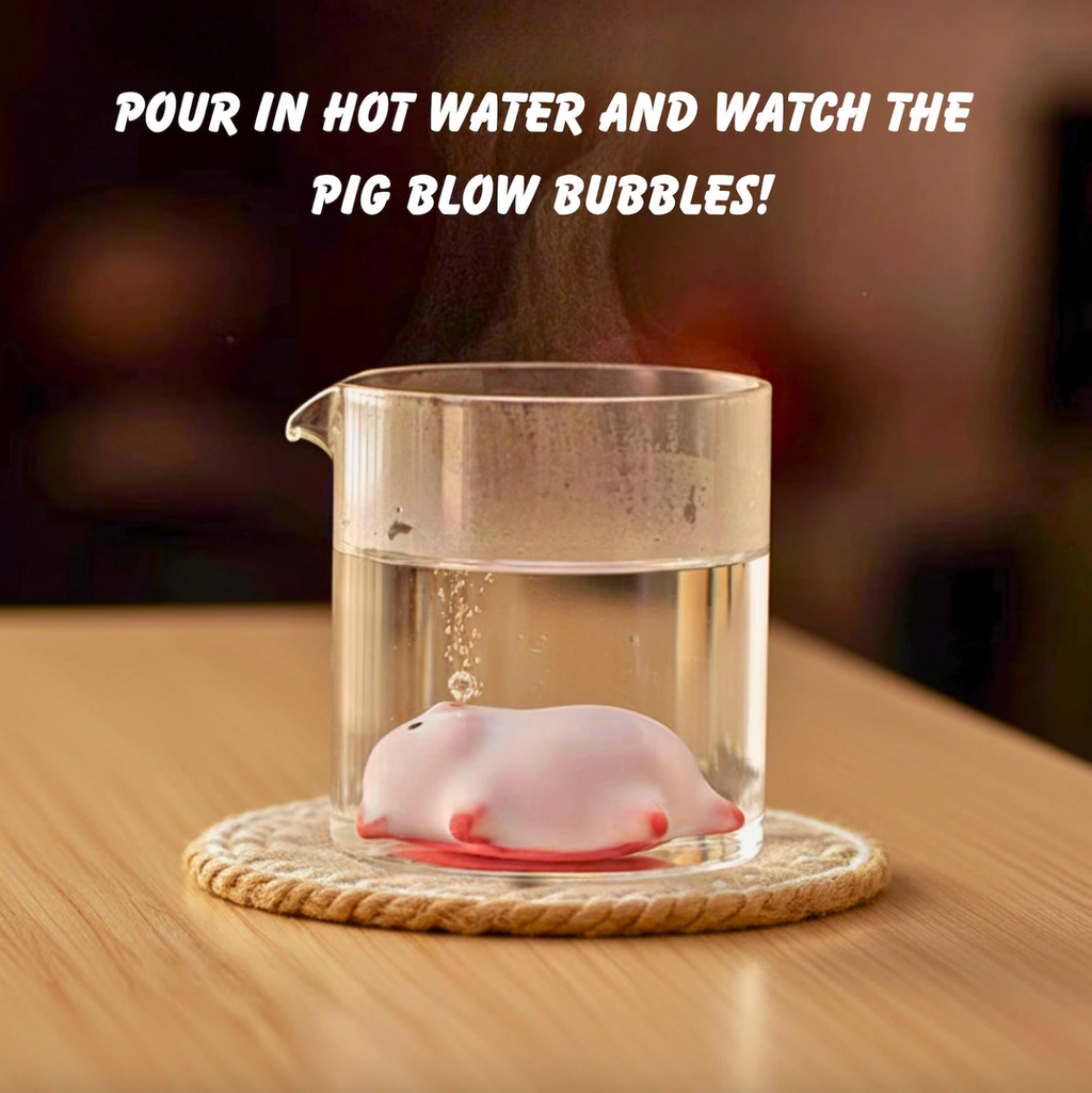 Charmig temugg med grisdesign - Nyckfull kaffekopp med djurälskare