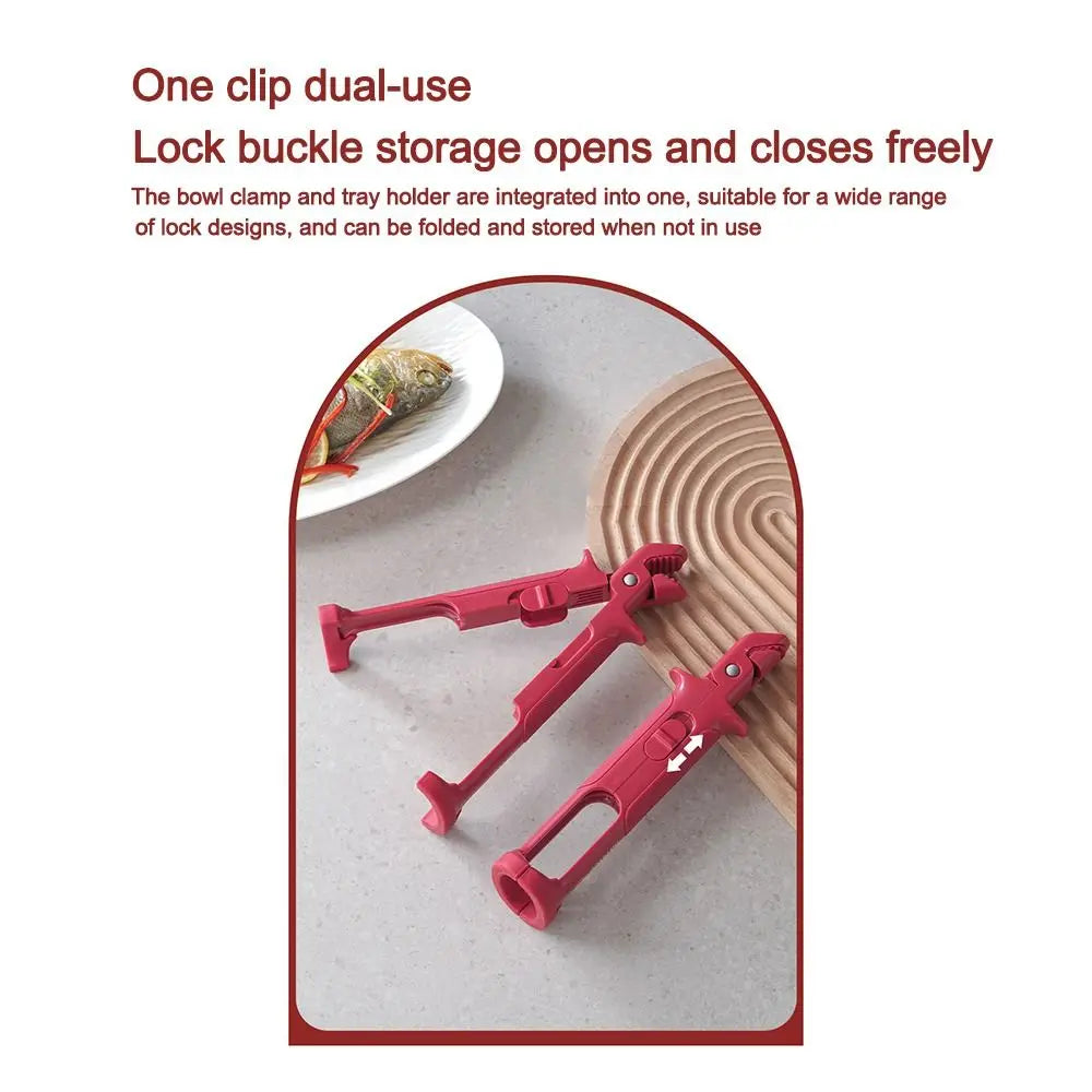 2-i-1 Lyftare och Hållare för Varm Skål – Säkert Grävskyddande Köksredskap