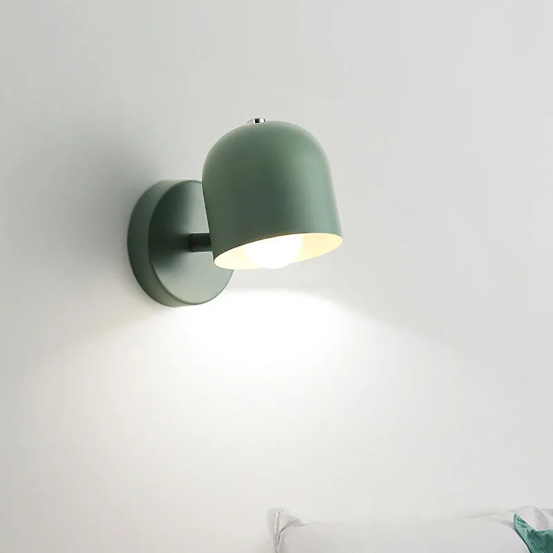 Modern färgkupol LED-vägglampa – accentlampa med mjukt sken