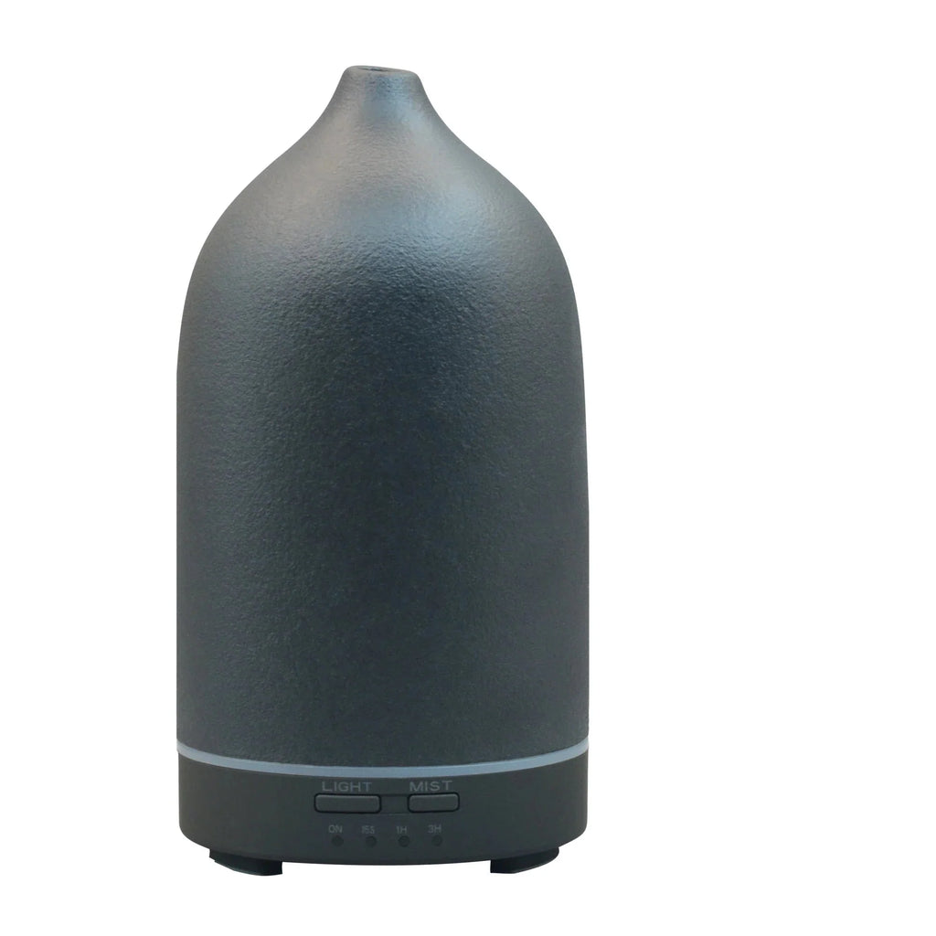 Elegant keramisk ultraljudsaromdiffusor och luftfuktare – eterisk oljedimma för avslappning