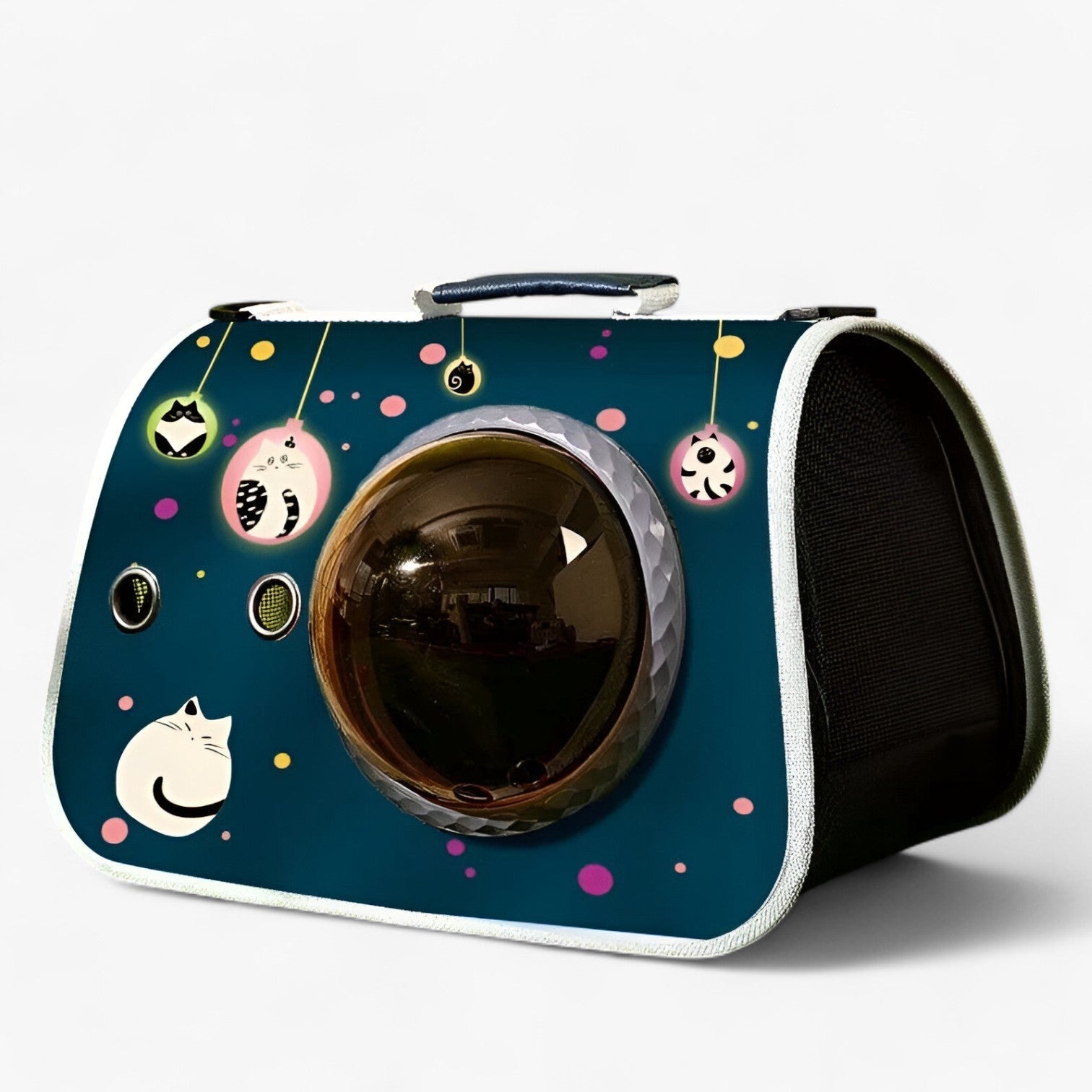 Transparent kattbärryggsäck – Luftig, bekväm reseväska