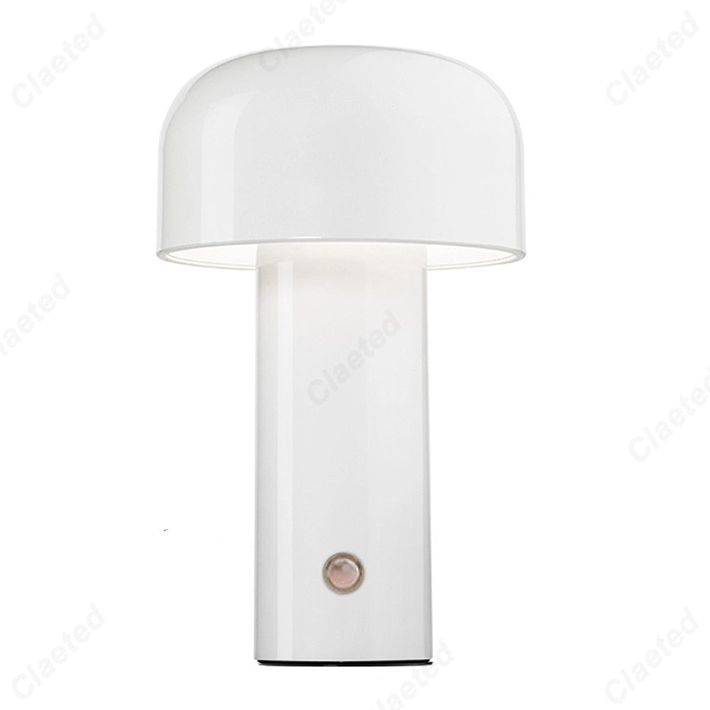 Retrodesign LED-bordslampa trådlös med touch (USB)
