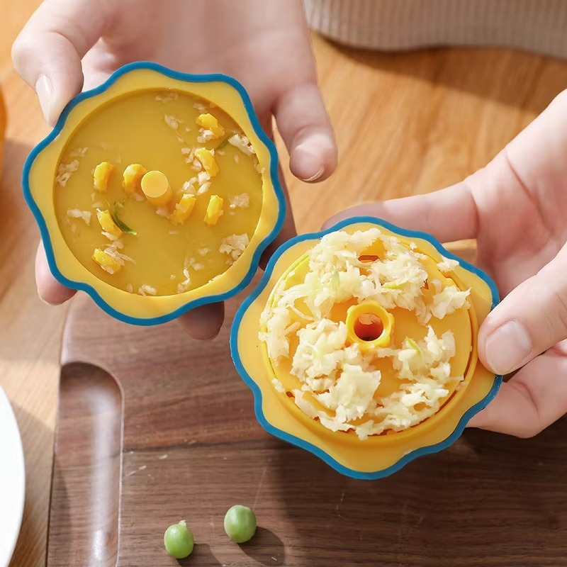 Twist vitlökspress - Livsmedelsklassad plastkrossare och enkel vitlöksskärare