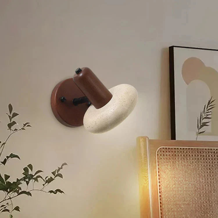 Minimalistisk stenvägglampa – Modern LED-accentlampa för sovrum och vardagsrum