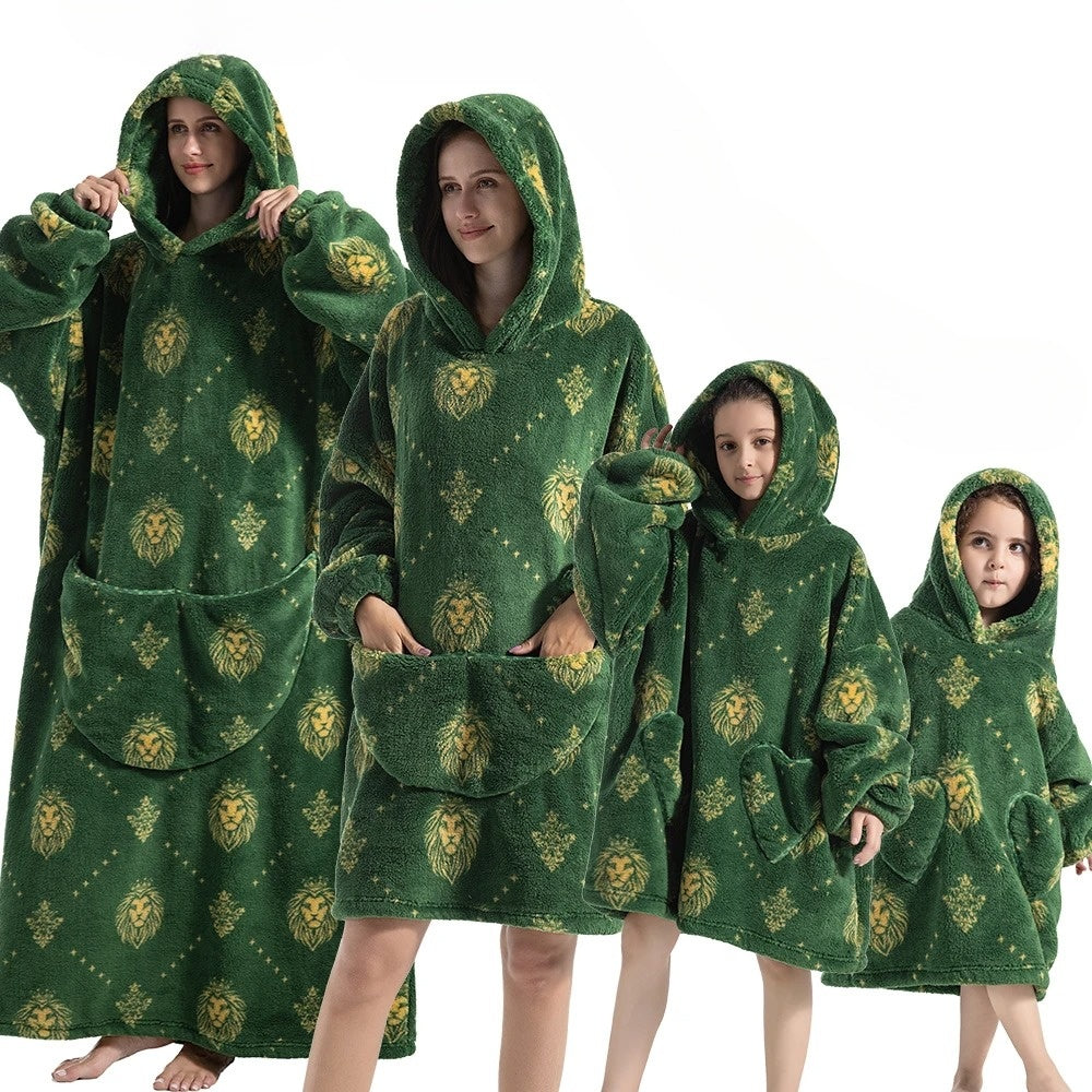 SpookySnuggle - Huvtröja med pumpafilt