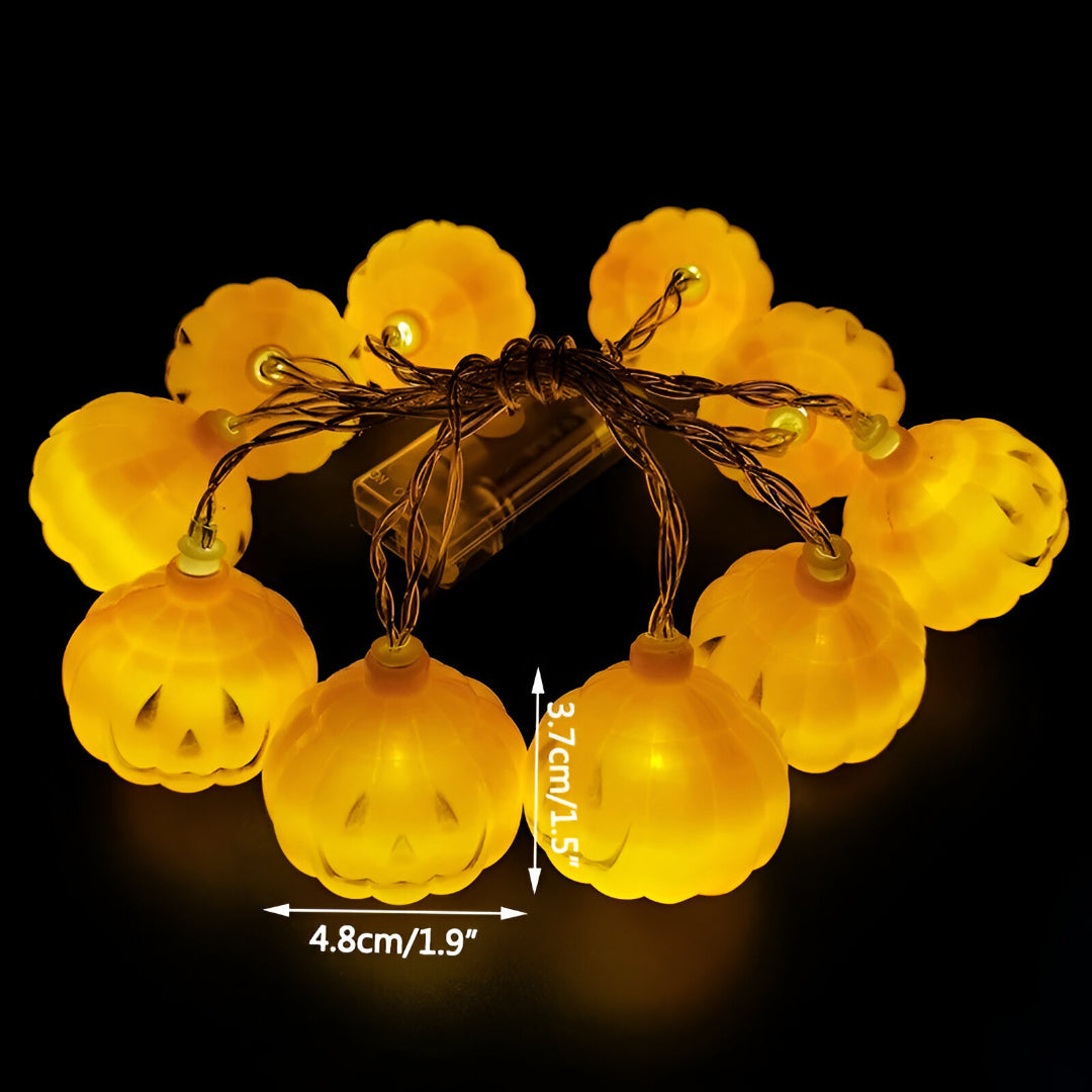 LED-ljusslingor för hemsökt Halloween-dekoration