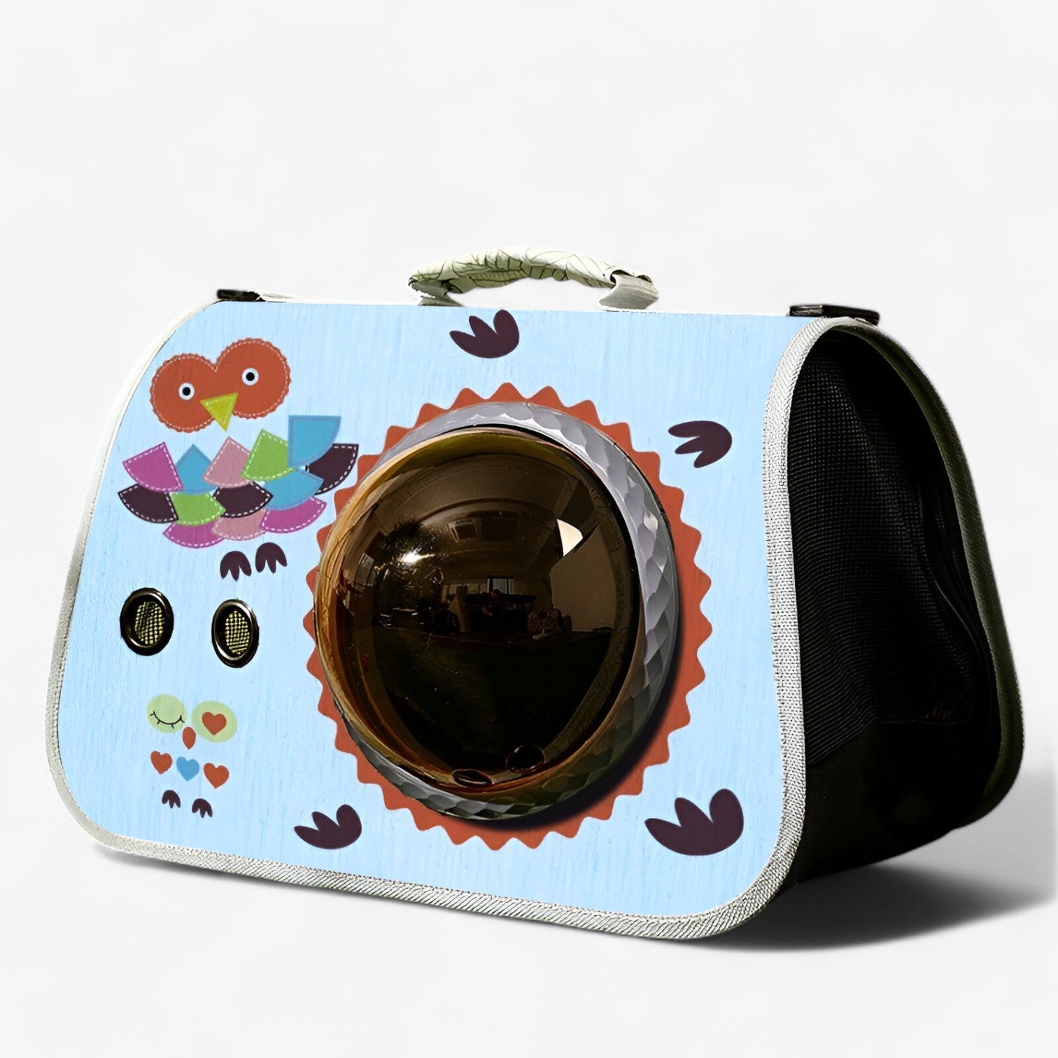 Transparent kattbärryggsäck – Luftig, bekväm reseväska