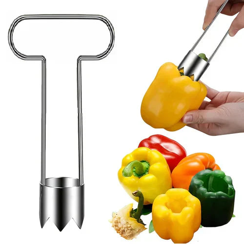 Köksverktyg för att ta bort kärnor och kärnor från frukt och grönsaker – Enkelt verktyg för att ta bort kärnor och fröer för snabb matlagning