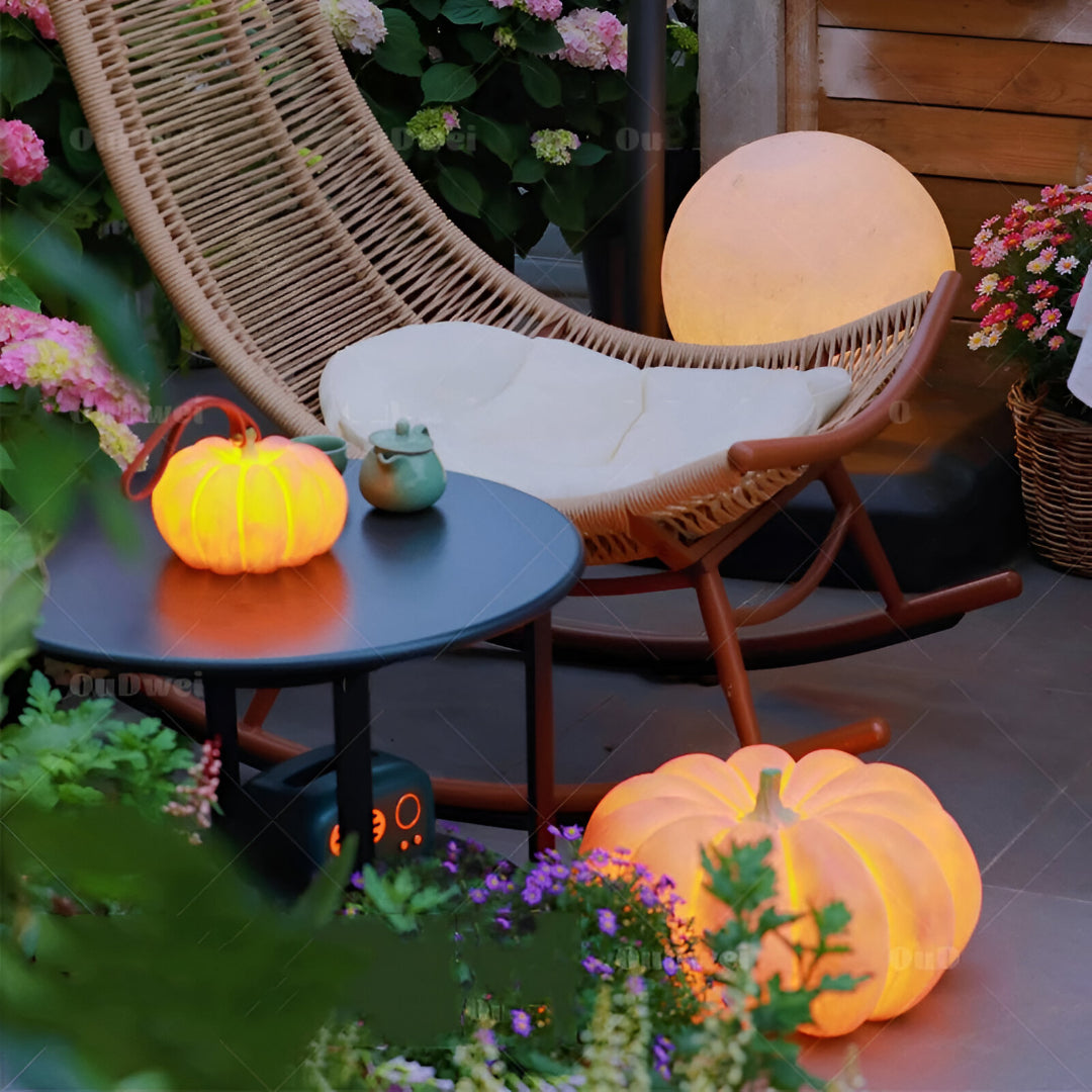Außen LED Kürbis Halloween Deko Lichter