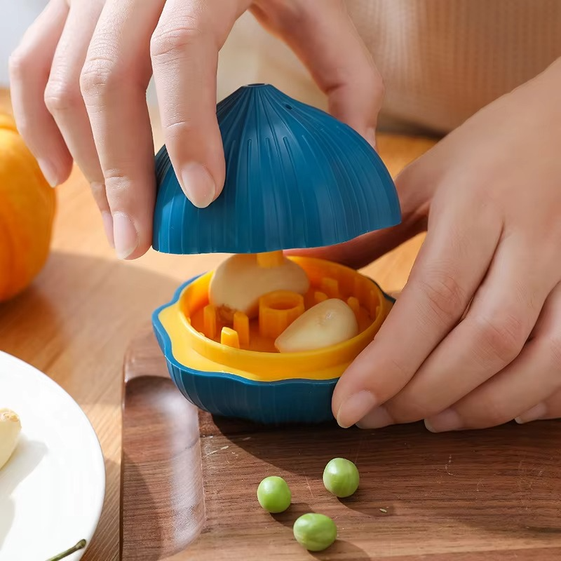 Twist vitlökspress - Livsmedelsklassad plastkrossare och enkel vitlöksskärare